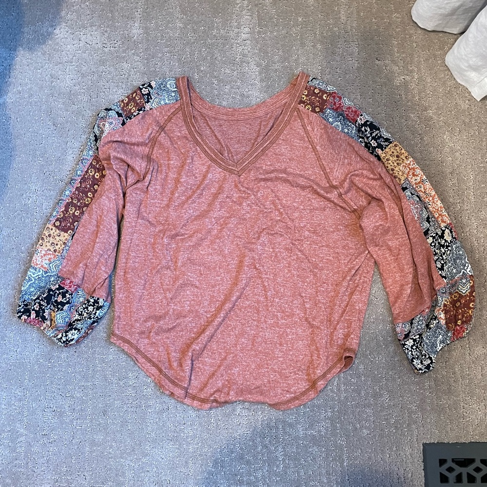 Long sleeve flowy top